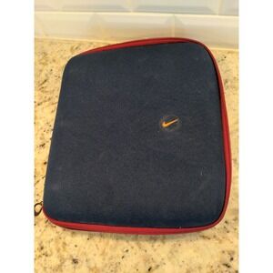Vintage Nike Meade 3 Ring Zip up Binder Blue